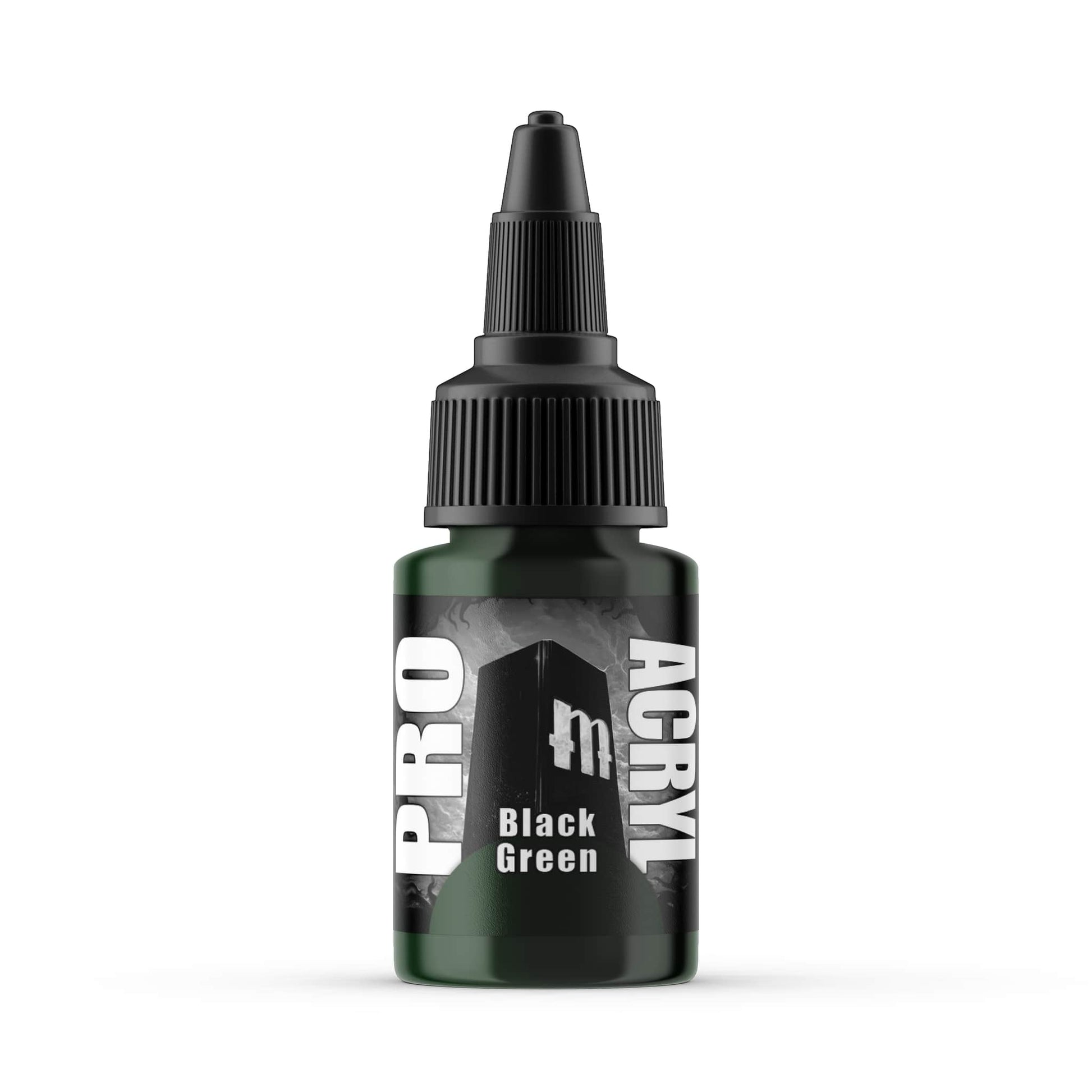 Monument Pro Acryl - Black Green 22ml Miniature Paint