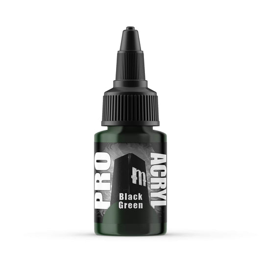 Monument Pro Acryl - Black Green 22ml Miniature Paint