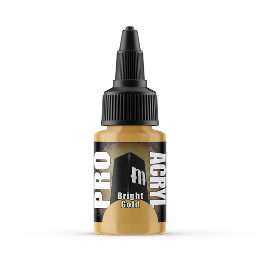 Monument Pro Acryl - Bright Gold 22ml Miniature Paint
