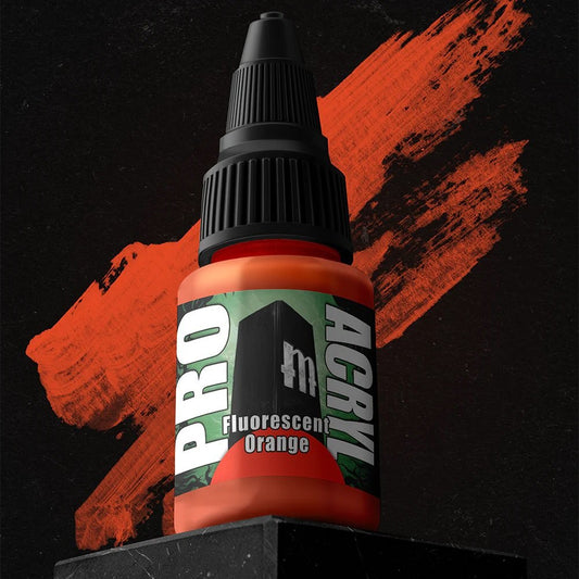 Monument Pro Acryl - Fluorescent Orange 22ml Miniature Paint
