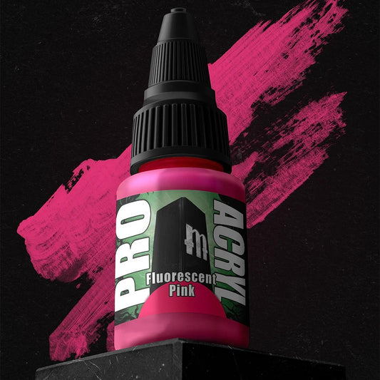 Monument Pro Acryl - Fluorescent Pink 22ml Miniature Paint