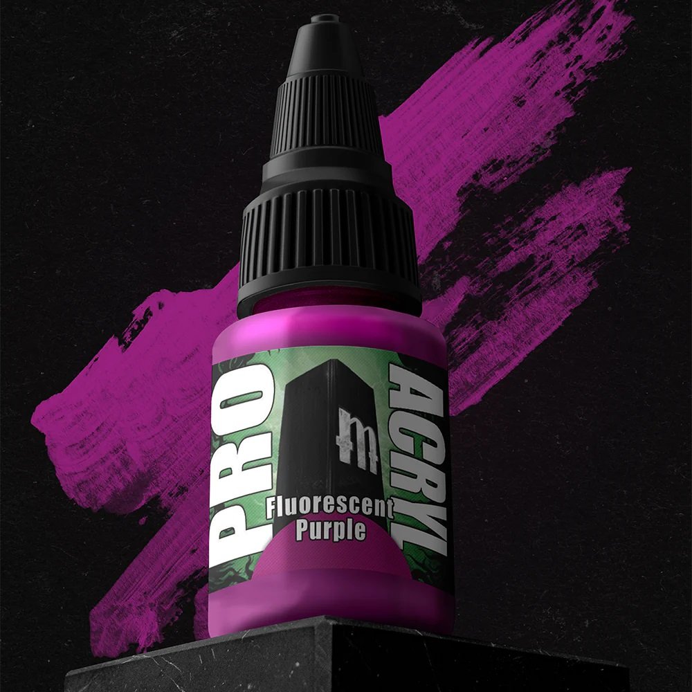 Monument Pro Acryl - Fluorescent Purple 22ml Miniature Paint