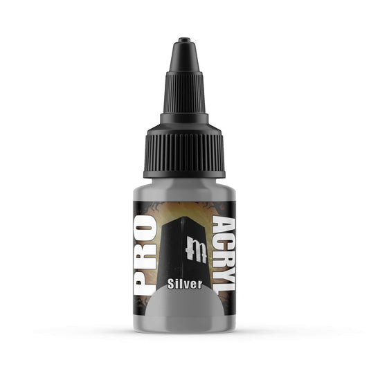 Monument Pro Acryl - Silver 22ml Miniature Paint