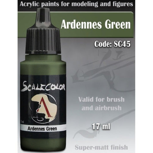 Scale 75 Scalecolor Ardennes Green 17ml Miniature Paint