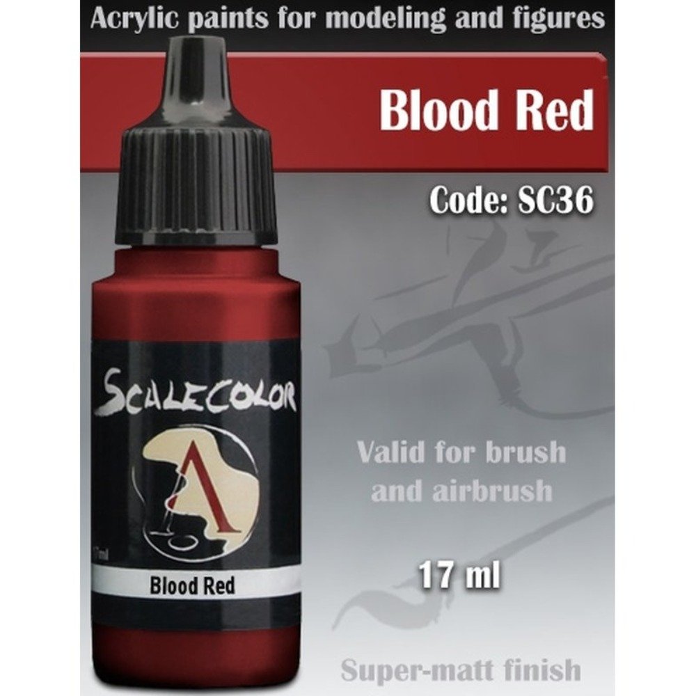 Scale 75 Scalecolor Blood Red 17ml Miniature Paint