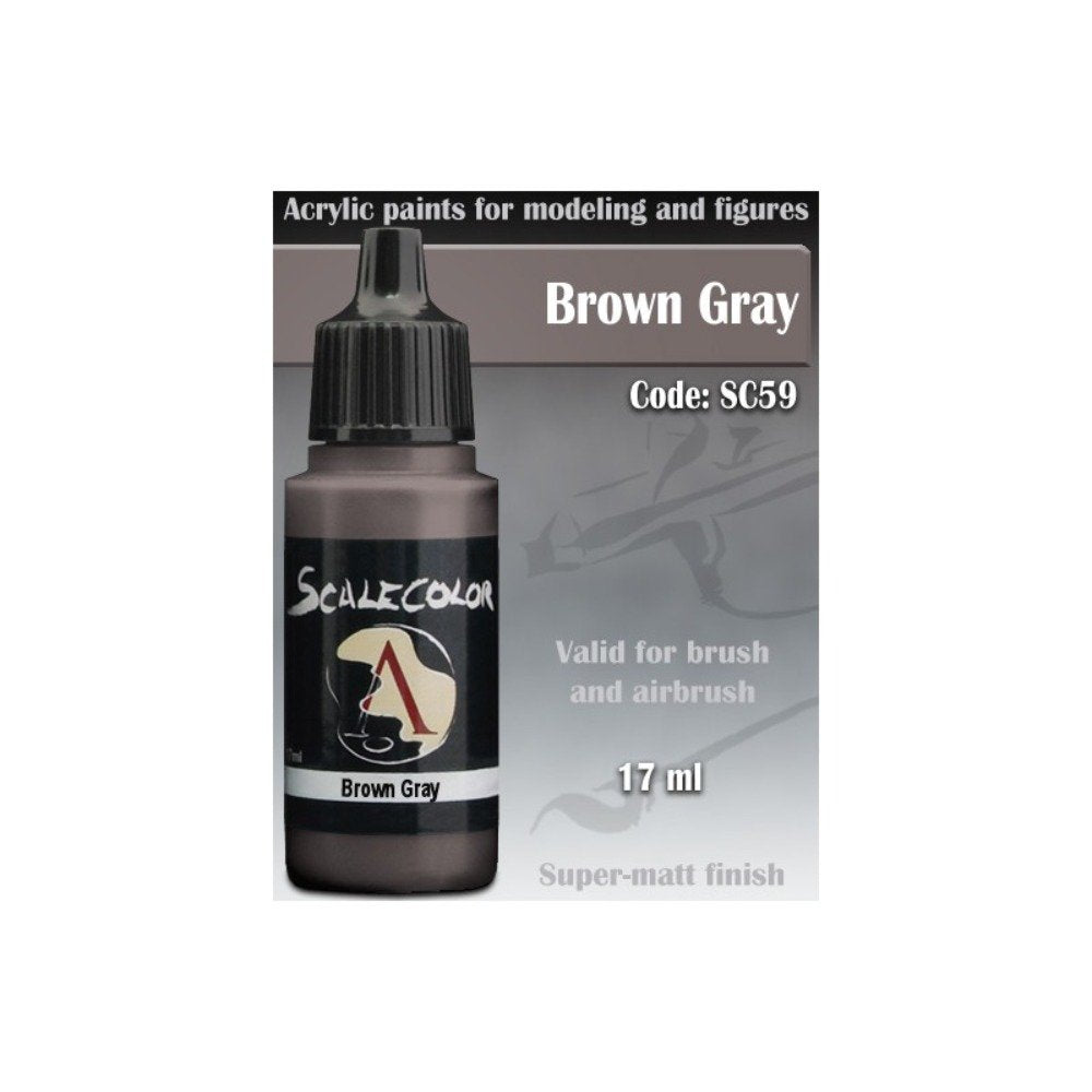 Scale 75 Scalecolor Brown Gray 17ml Miniature Paint