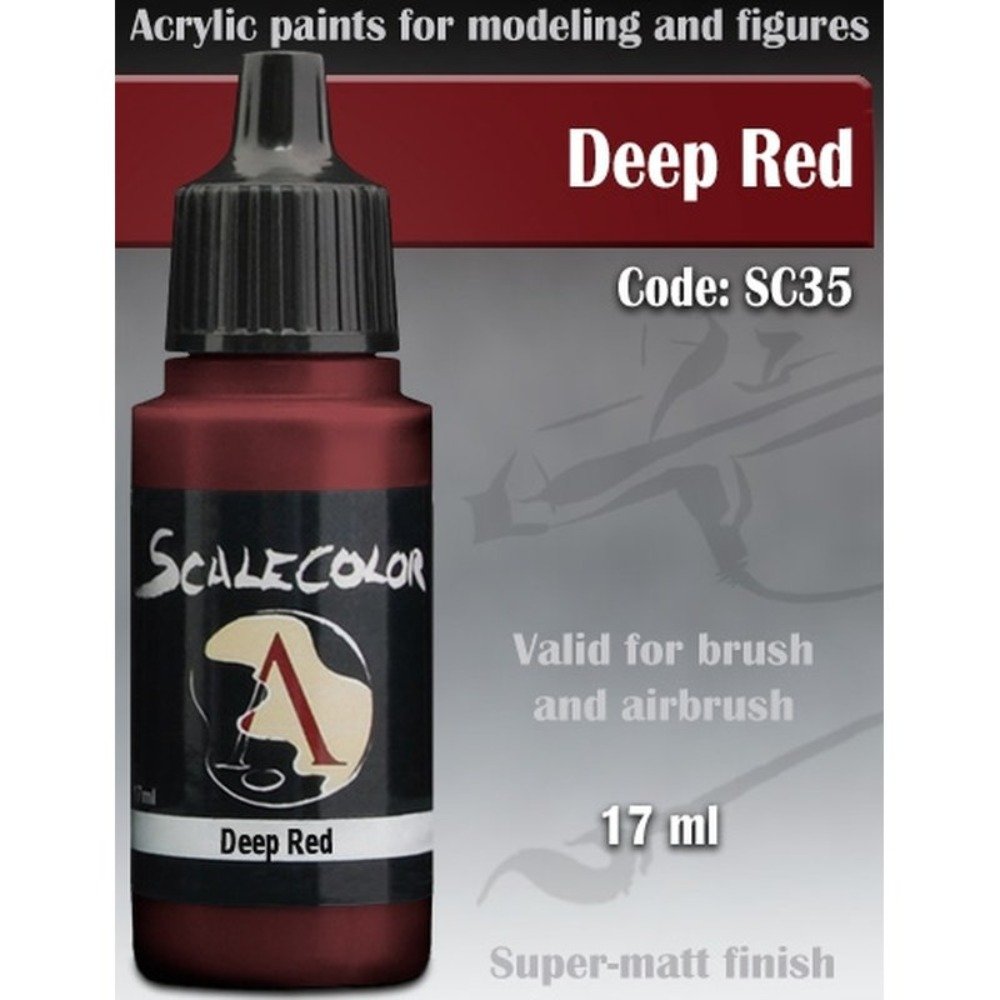 Scale 75 Scalecolor Deep Red 17ml Miniature Paint
