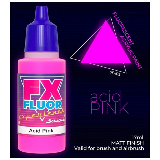 Scale 75 Scalecolor FX Acid Pink 17ml Miniature Paint