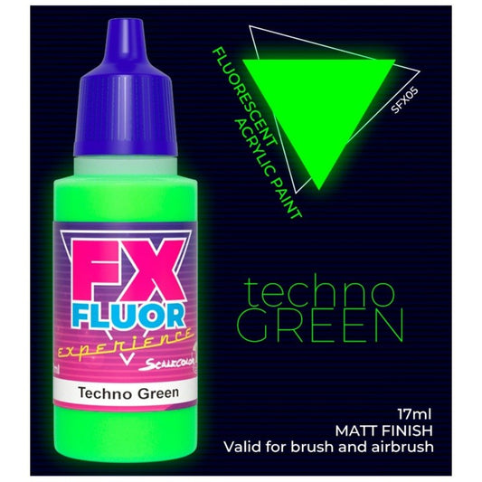 Scale 75 Scalecolor FX Techno Green 17ml Miniature Paint