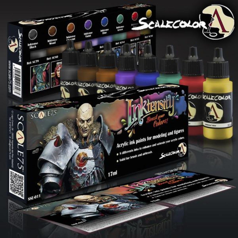 Scale 75 Scalecolor Inktensity Paint Set Miniature Paint