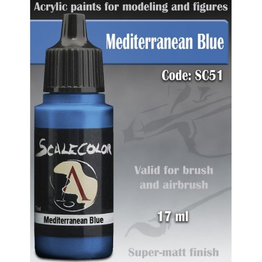 Scale 75 Scalecolor Mediterranean Blue 17ml Miniature Paint