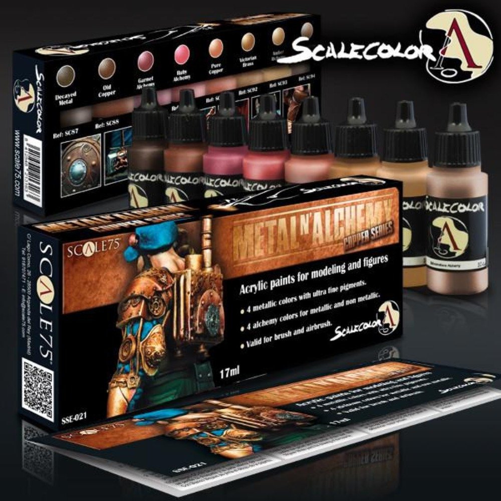 Scale 75 Scalecolor Metal n' Alchemy Copper Series Paint Set – Goblin Games