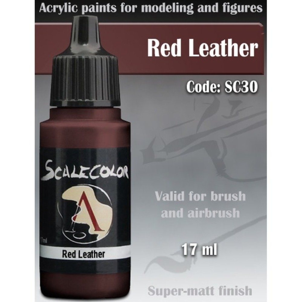 Scale 75 Scalecolor Red Leather 17ml Miniature Paint