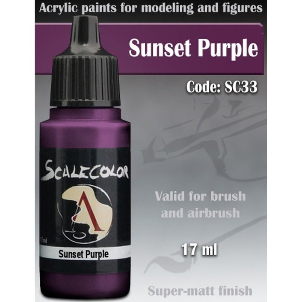 Scale 75 Scalecolor Sunset Purple 17ml Miniature Paint