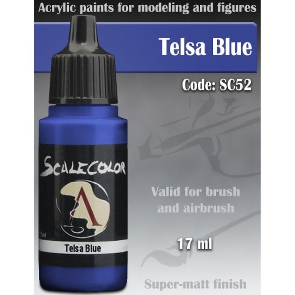 Scale 75 Scalecolor Tesla Blue 17ml Miniature Paint