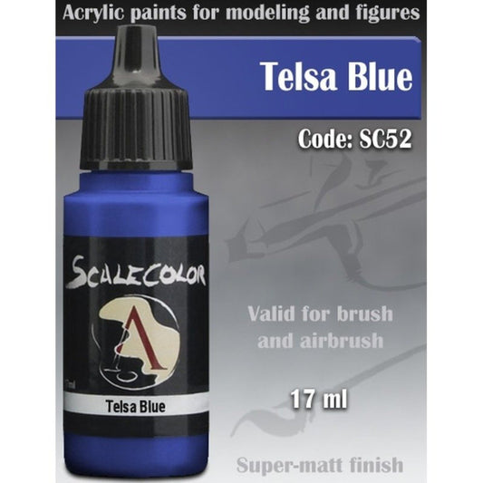 Scale 75 Scalecolor Tesla Blue 17ml Miniature Paint