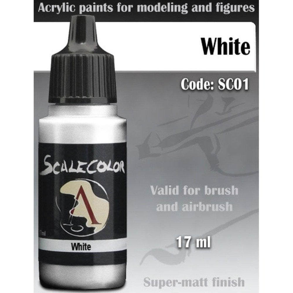 Scale 75 Scalecolor White 17ml Miniature Paint