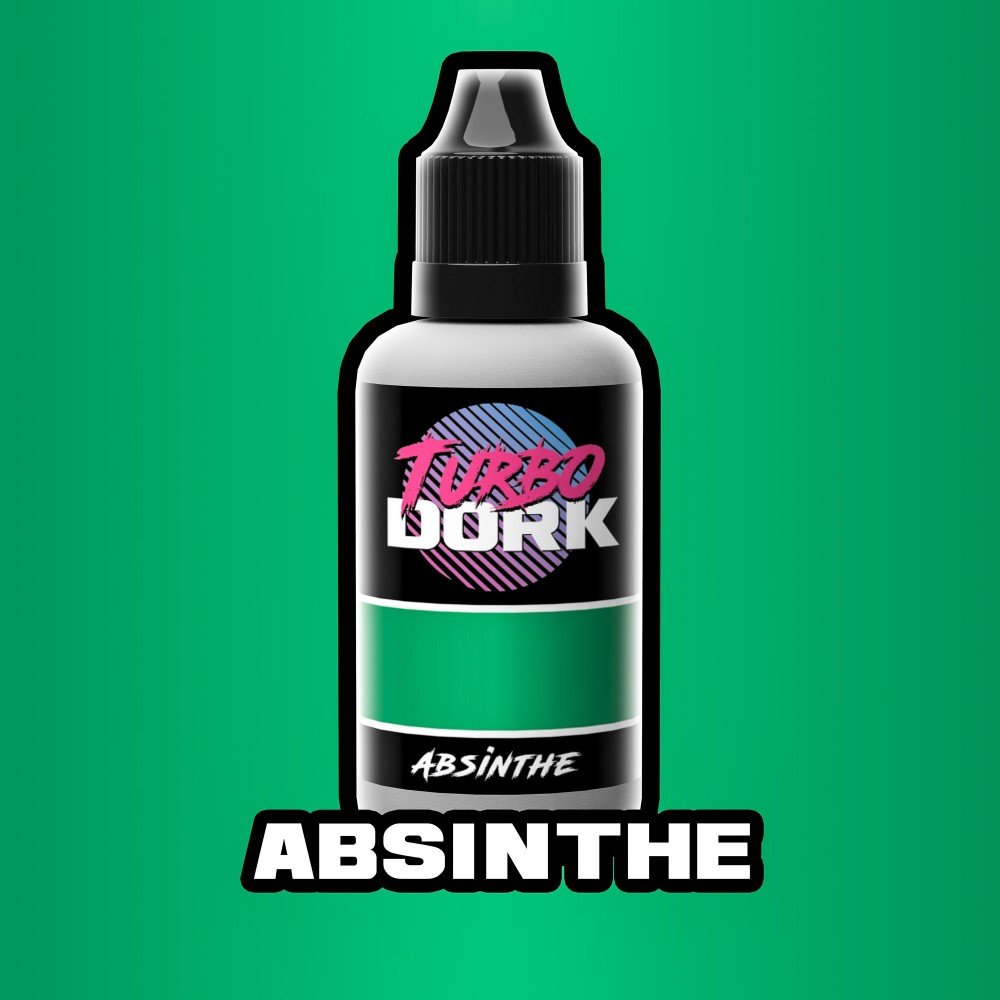 Turbo Dork Absinthe Metallic Acrylic Paint 20ml Bottle Miniature Paint