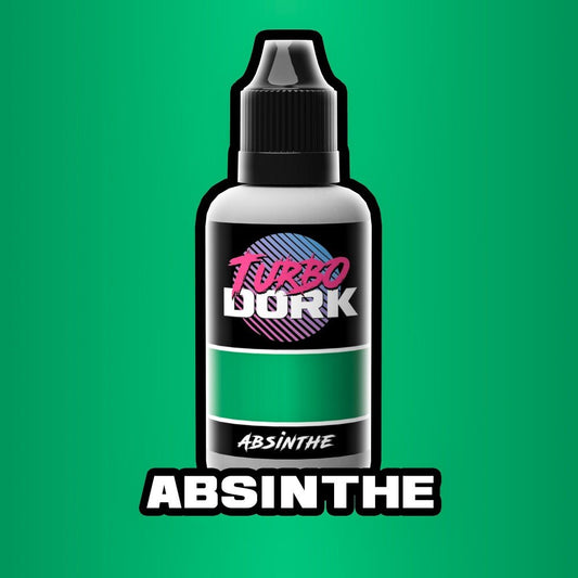 Turbo Dork Absinthe Metallic Acrylic Paint 20ml Bottle Miniature Paint