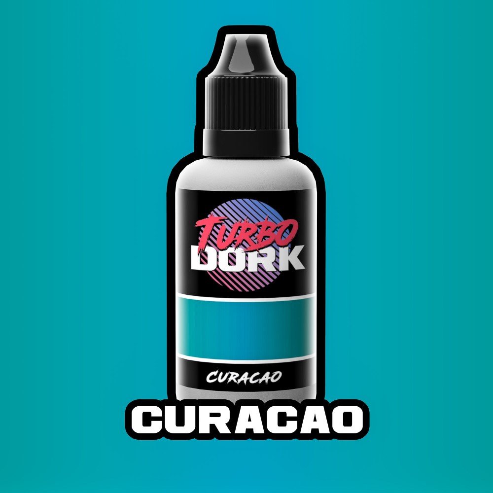 Turbo Dork Curacao Metallic Acrylic Paint 20ml Bottle Miniature Paint