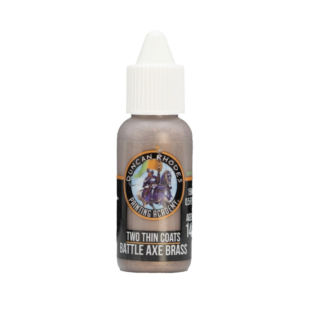 Two Thin Coats - Battle Axe Brass 15ml Miniature Paint