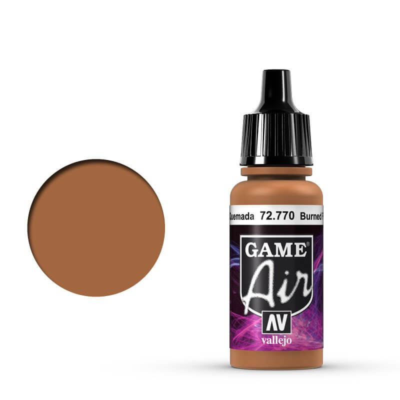 Vallejo Game Air - Burned Flesh 17ml Miniature Paint