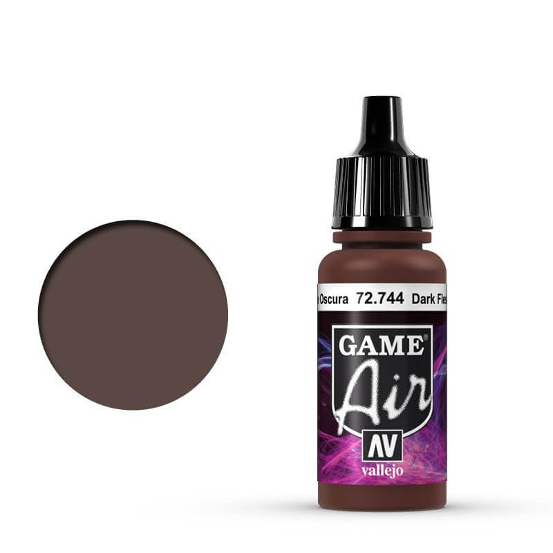 Vallejo Game Air - Dark Fleshtone 17ml Miniature Paint