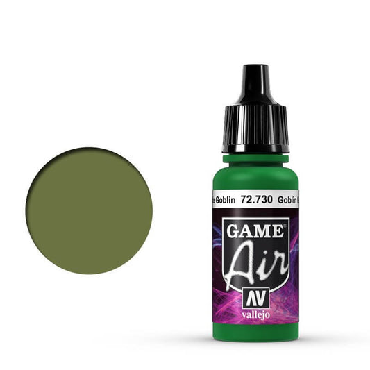 Vallejo Game Air - Goblin Green 17ml Miniature Paint