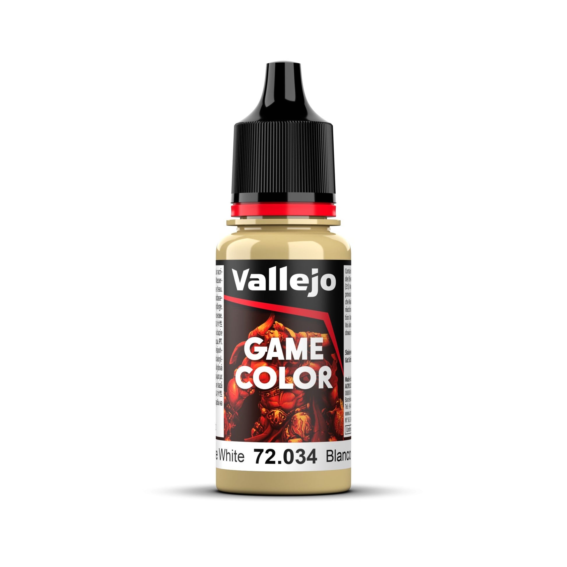 Vallejo Game Colour - Bone White 18ml Miniature Paint