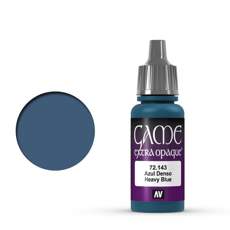 Vallejo Game Colour - Extra Opaque Heavy Blue 17ml Miniature Paint