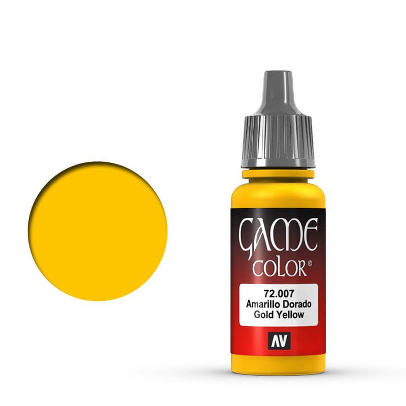 Vallejo Game Colour - Gold Yellow 17ml Miniature Paint
