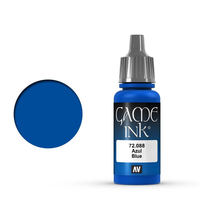Vallejo Game Colour - Ink Blue 17ml Hobby Tool