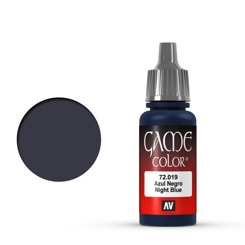 Vallejo Game Colour - Night Blue 17ml Miniature Paint
