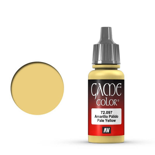 Vallejo Game Colour - Pale Yellow 17ml Miniature Paint