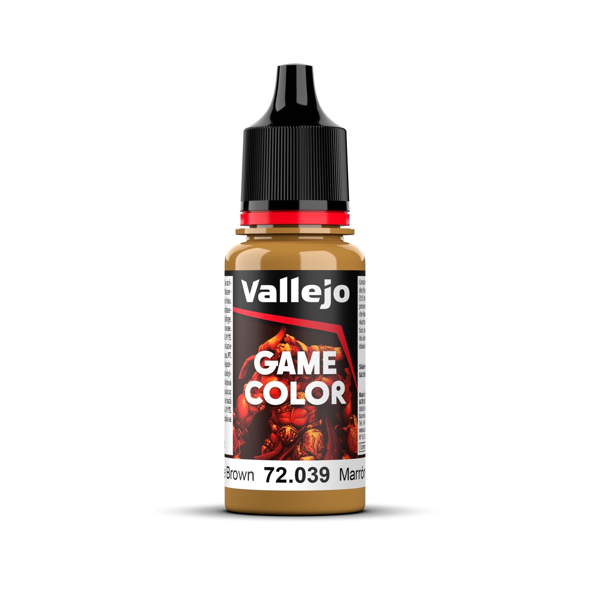 Vallejo Game Colour - Plague Brown 18ml Miniature Paint