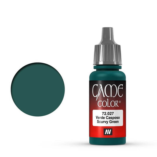 Vallejo Game Colour - Scurvy Green 17ml Miniature Paint