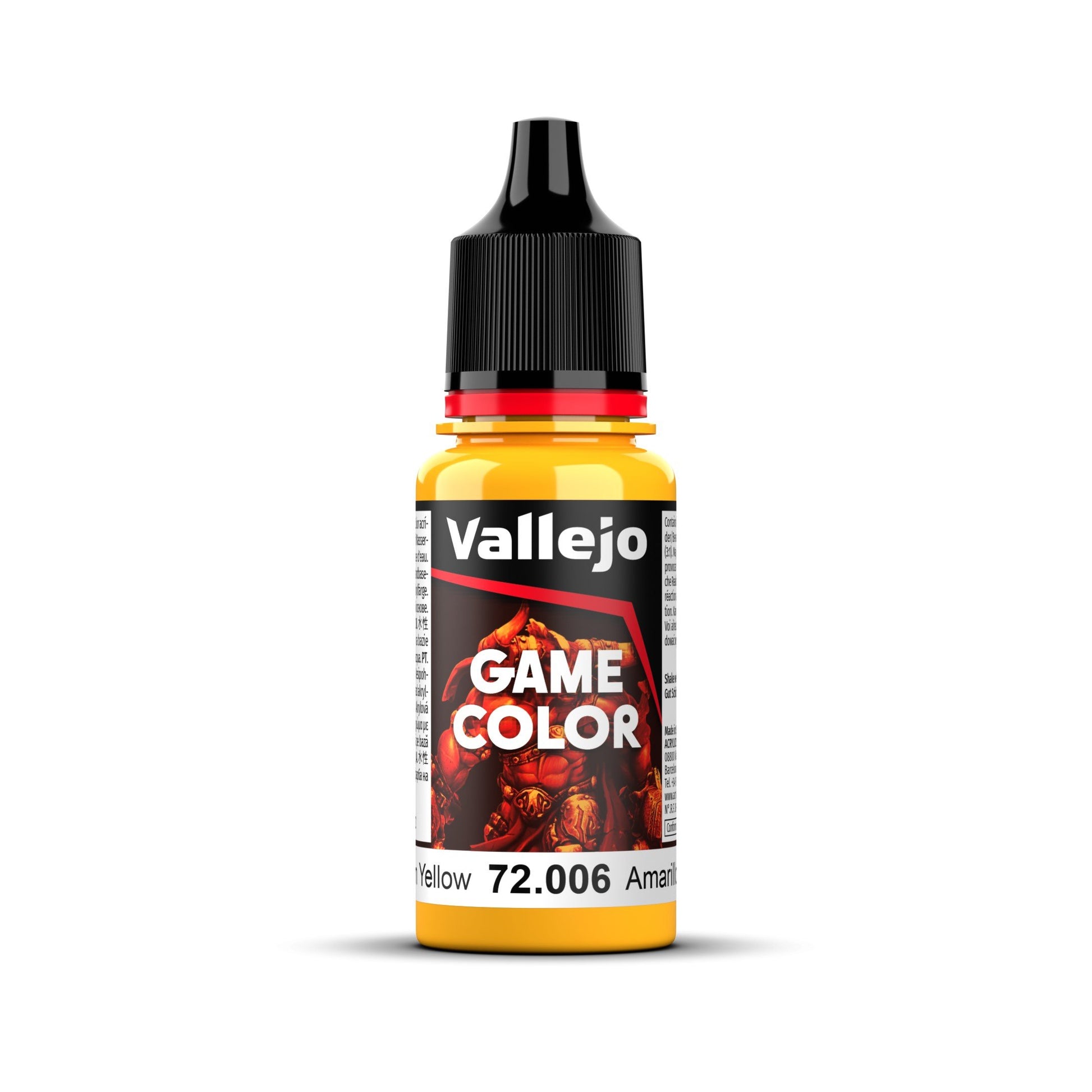 Vallejo Game Colour - Sun Yellow 18ml Miniature Paint