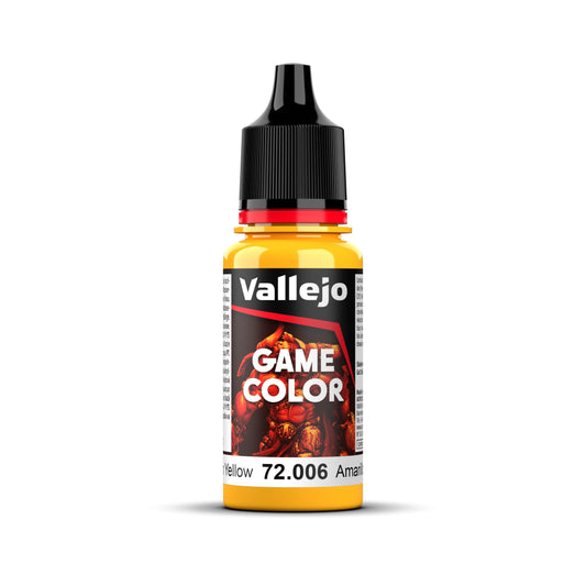 Vallejo Game Colour - Sun Yellow 18ml Miniature Paint