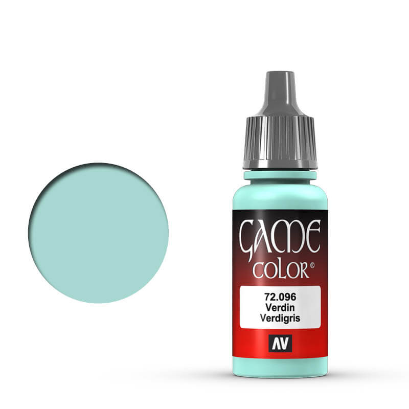 Vallejo Game Colour - Verdigris Glaze 17ml Miniature Paint