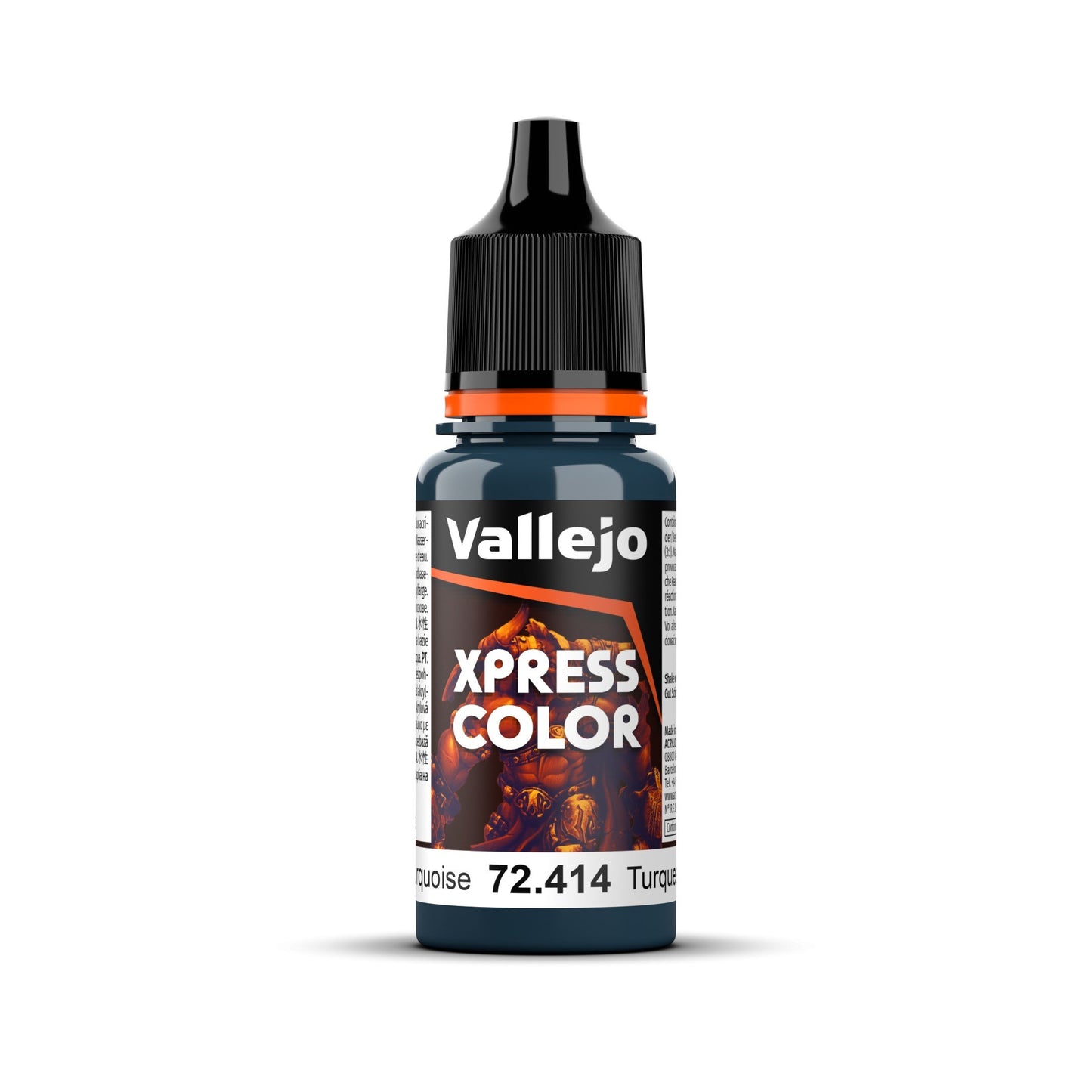 Vallejo Game Colour - Xpress Colour - Caribbean Turquoise 18ml Miniature Paint