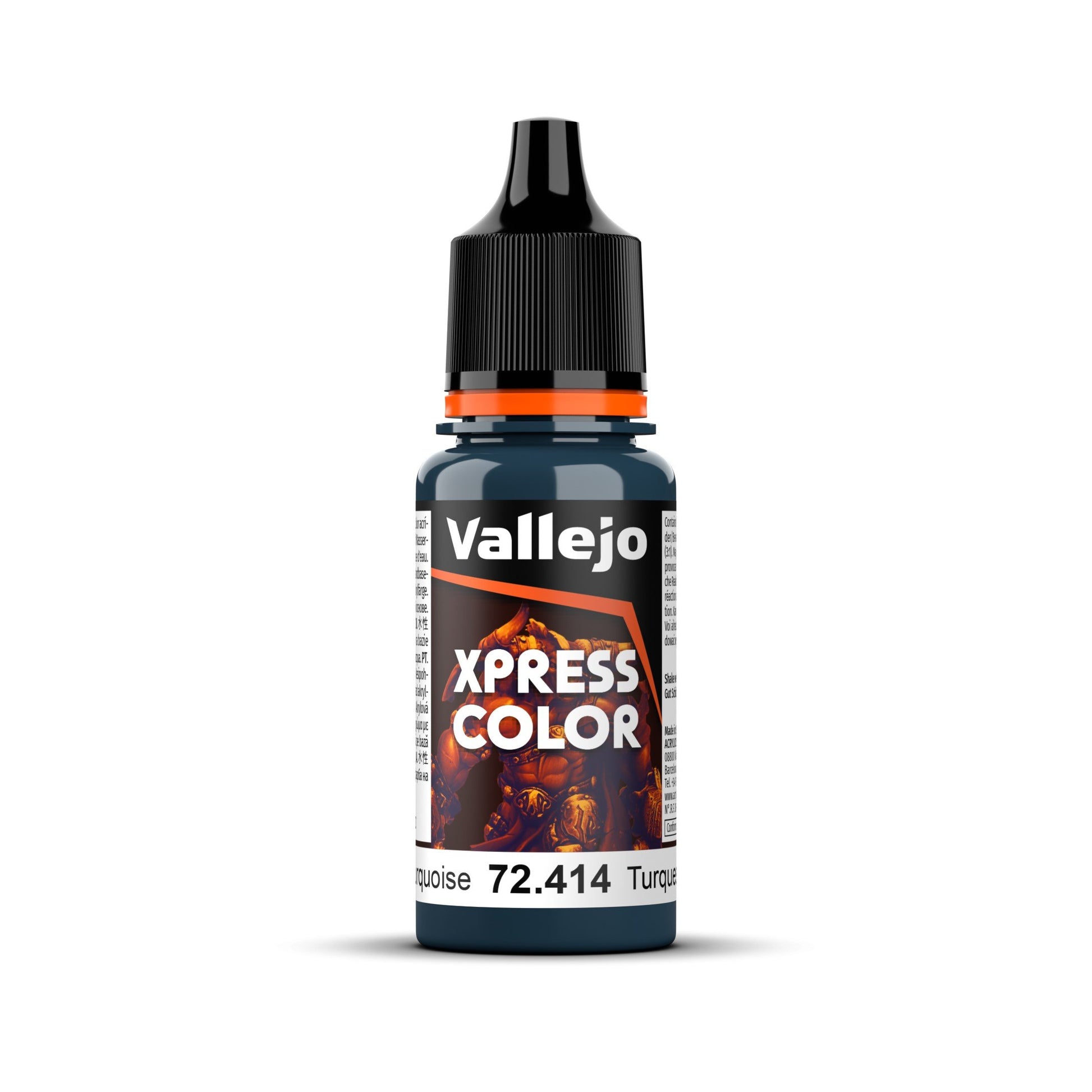 Vallejo Game Colour - Xpress Colour - Caribbean Turquoise 18ml Miniature Paint