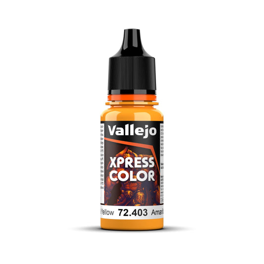 Vallejo Game Colour - Xpress Colour - Imperial Yellow 18ml Miniature Paint