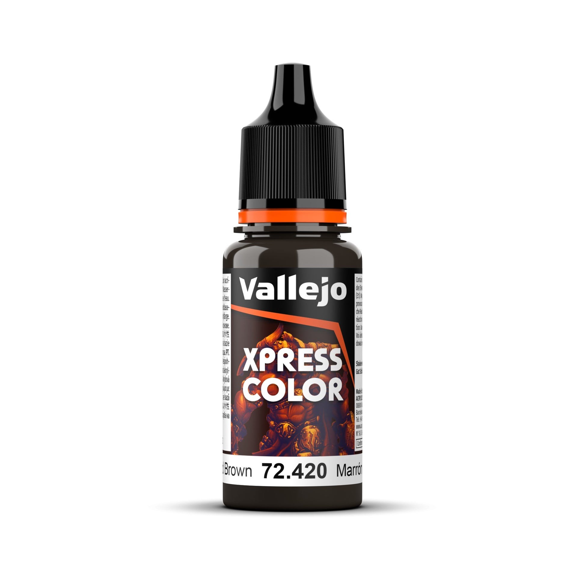 Vallejo Game Colour - Xpress Colour - Wasteland Brown 18ml Miniature Paint