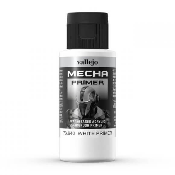 Vallejo Mecha Colour - White Primer 60ml Miniature Paint