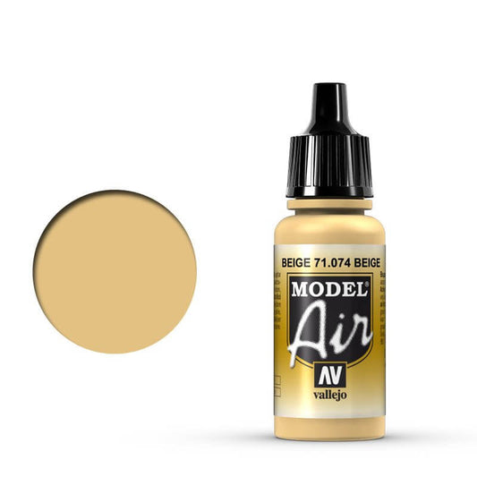 Vallejo Model Air - Beige 17ml Miniature Paint