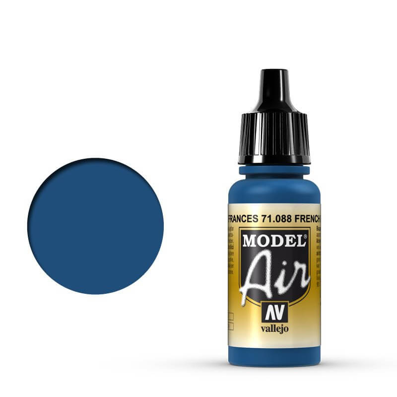 Vallejo Model Air - French Blue 17ml Miniature Paint