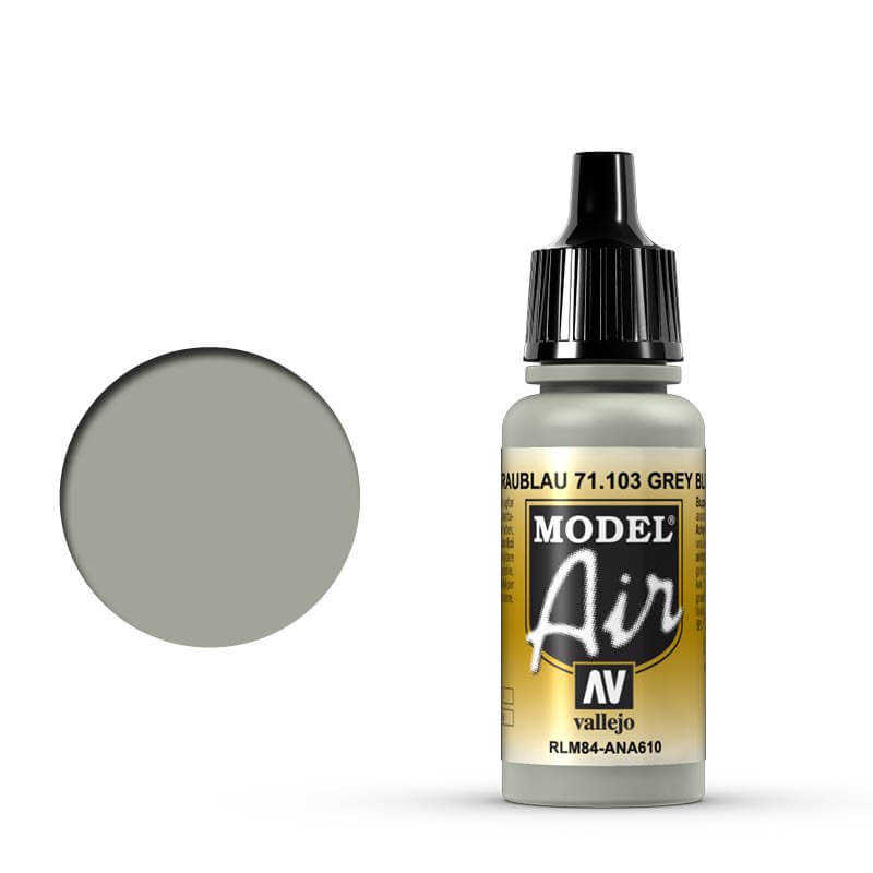 Vallejo Model Air - Gray Blue RLM84 17ml Miniature Paint