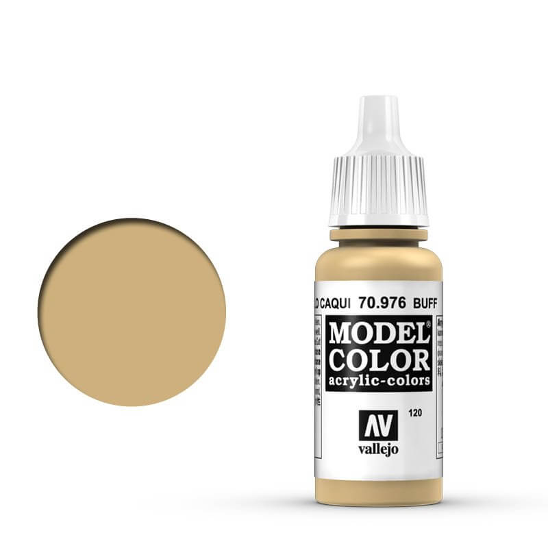 Vallejo Model Colour - Buff 17ml Old Formulation Miniature Paint