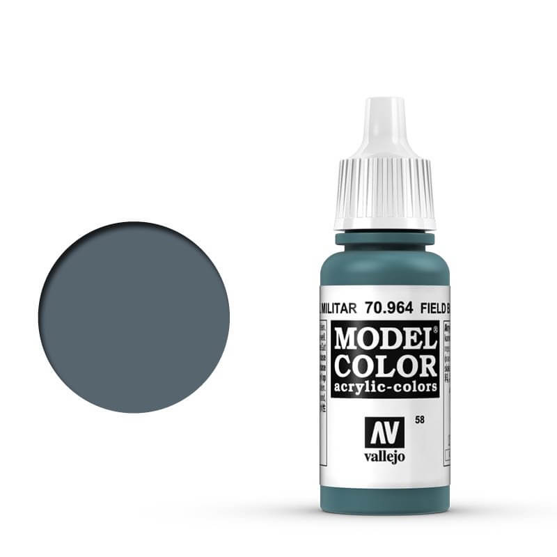 Vallejo Model Colour - Field Blue 17ml Old Formulation Miniature Paint