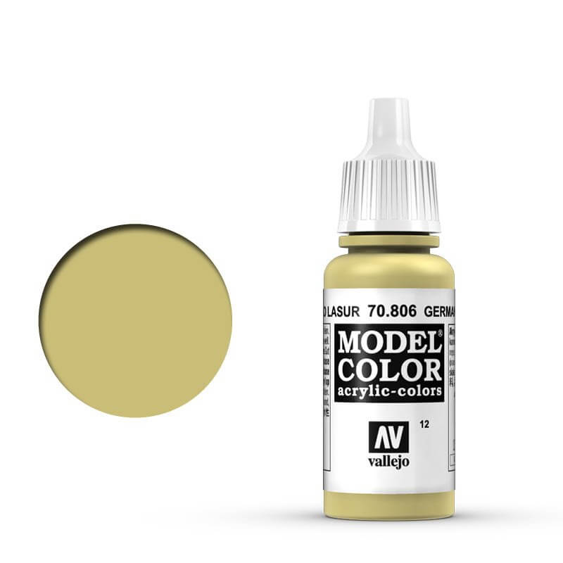 Vallejo Model Colour - German Yellow 17ml Old Formulation Miniature Paint
